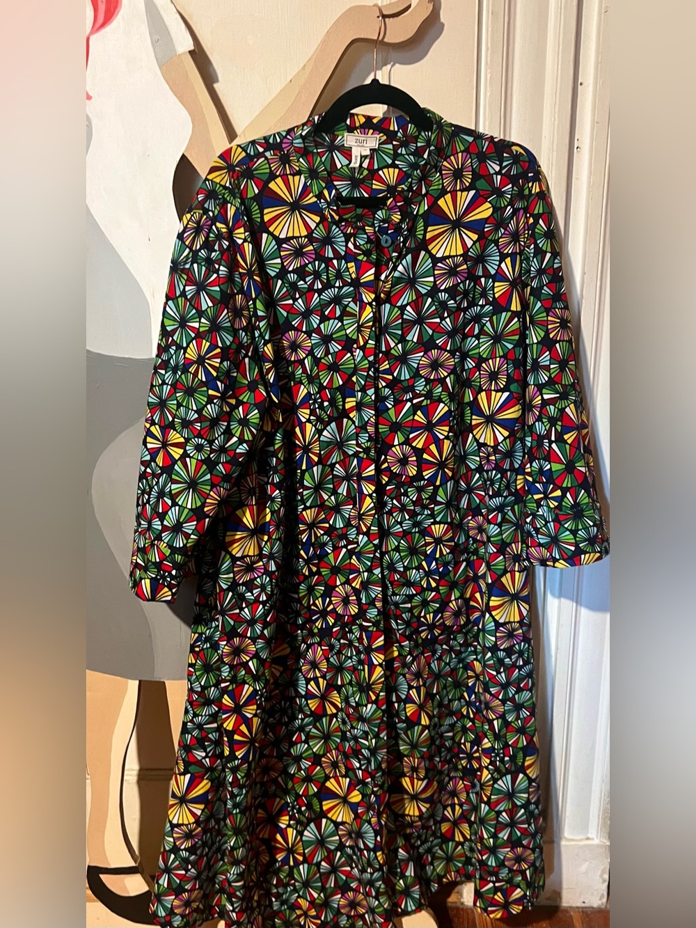 Zuri Colorful Geometric Print Dress - SUGAR RUSH